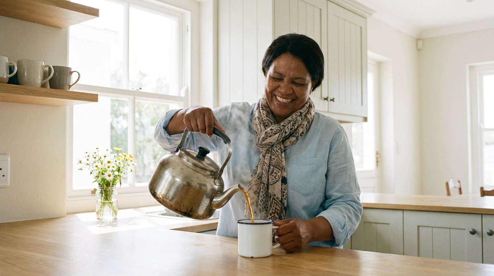 A Helderberg kitchen on a Sunday morning